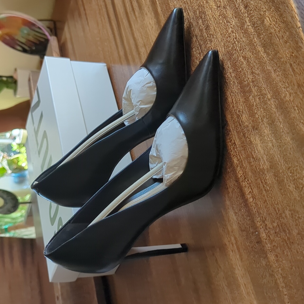 SCHUTZ Lou Leather Stiletto Pumps